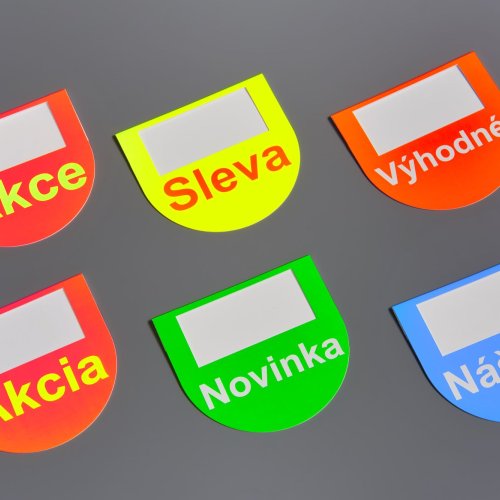 Price Highlighters for shelf rails